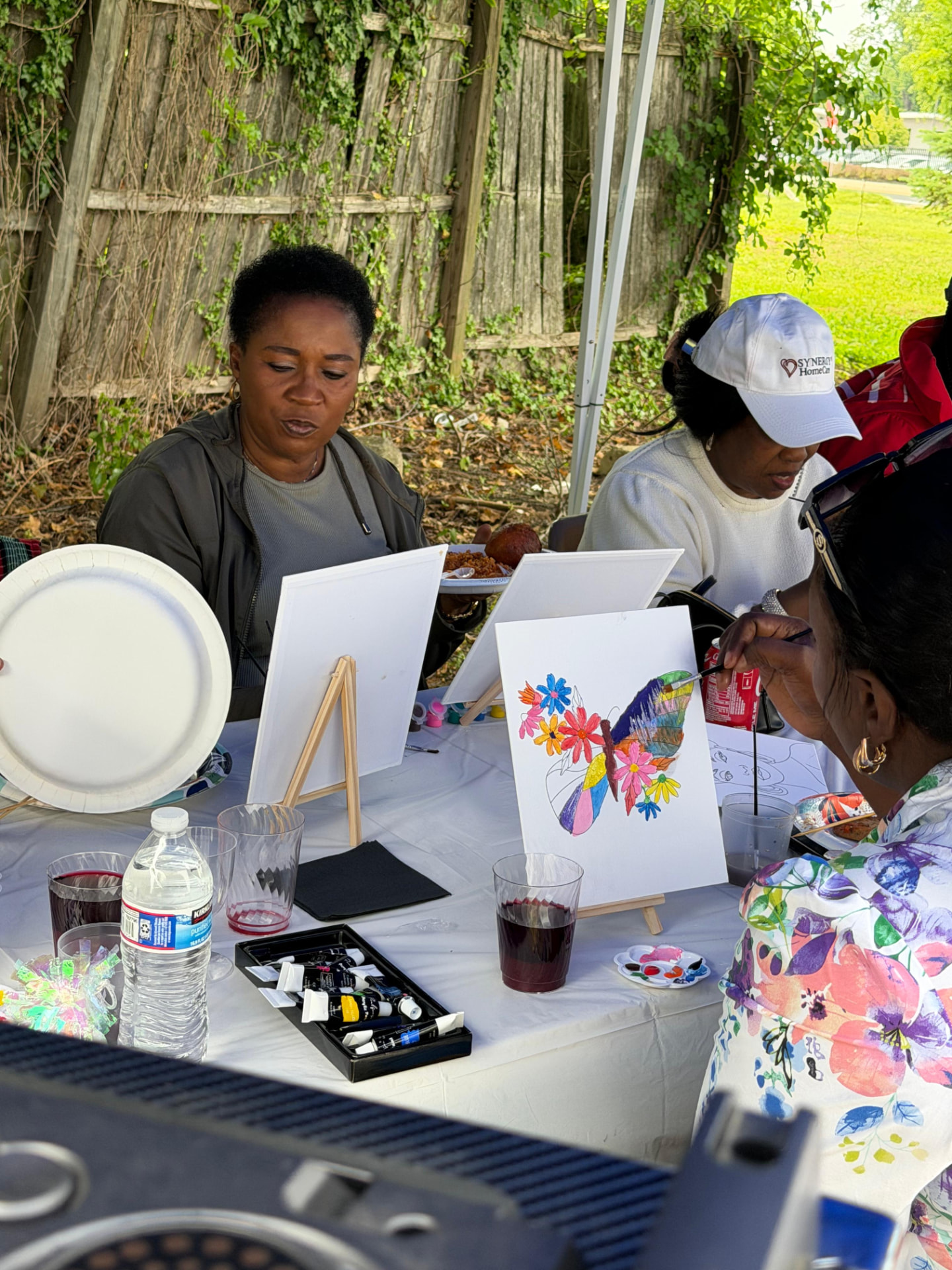 Women's ministry paint and fellowship afternoon